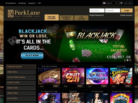 parklane casino online